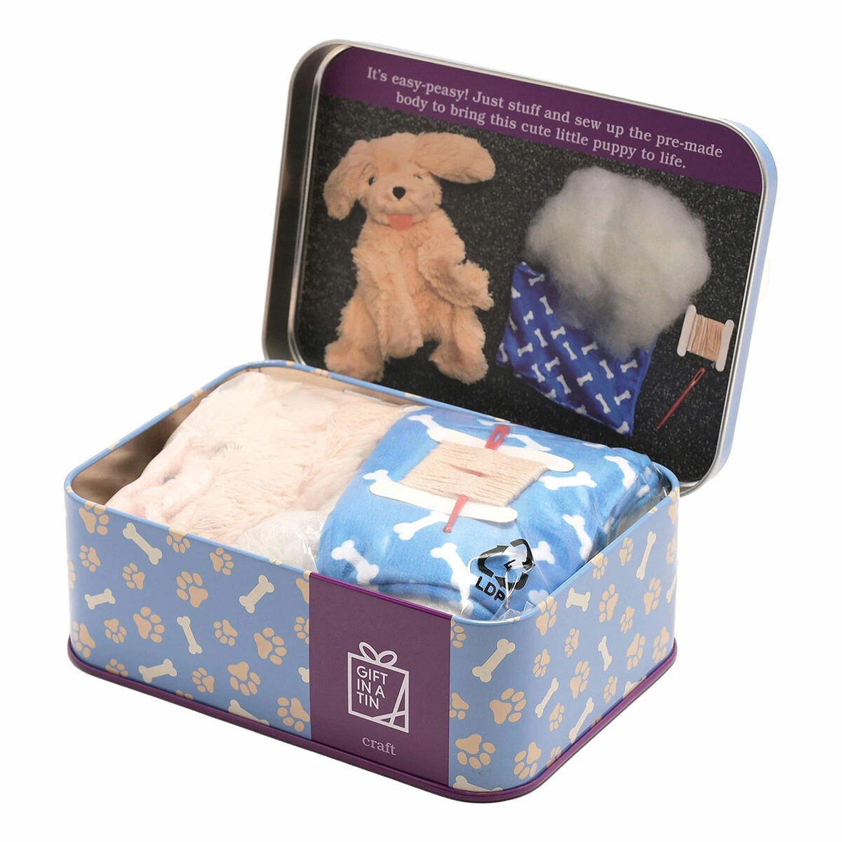 Widdop & Co Gift In A Tin Sewing Kit Puppy 3 Widdop & Co Gift In A Tin Sewing Kit Puppy - Image 3