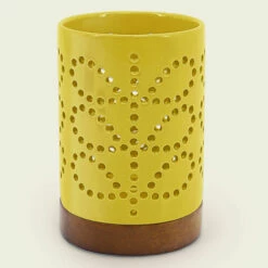 Orla Kiely Linear Stem Ceramic Sunflower Lantern