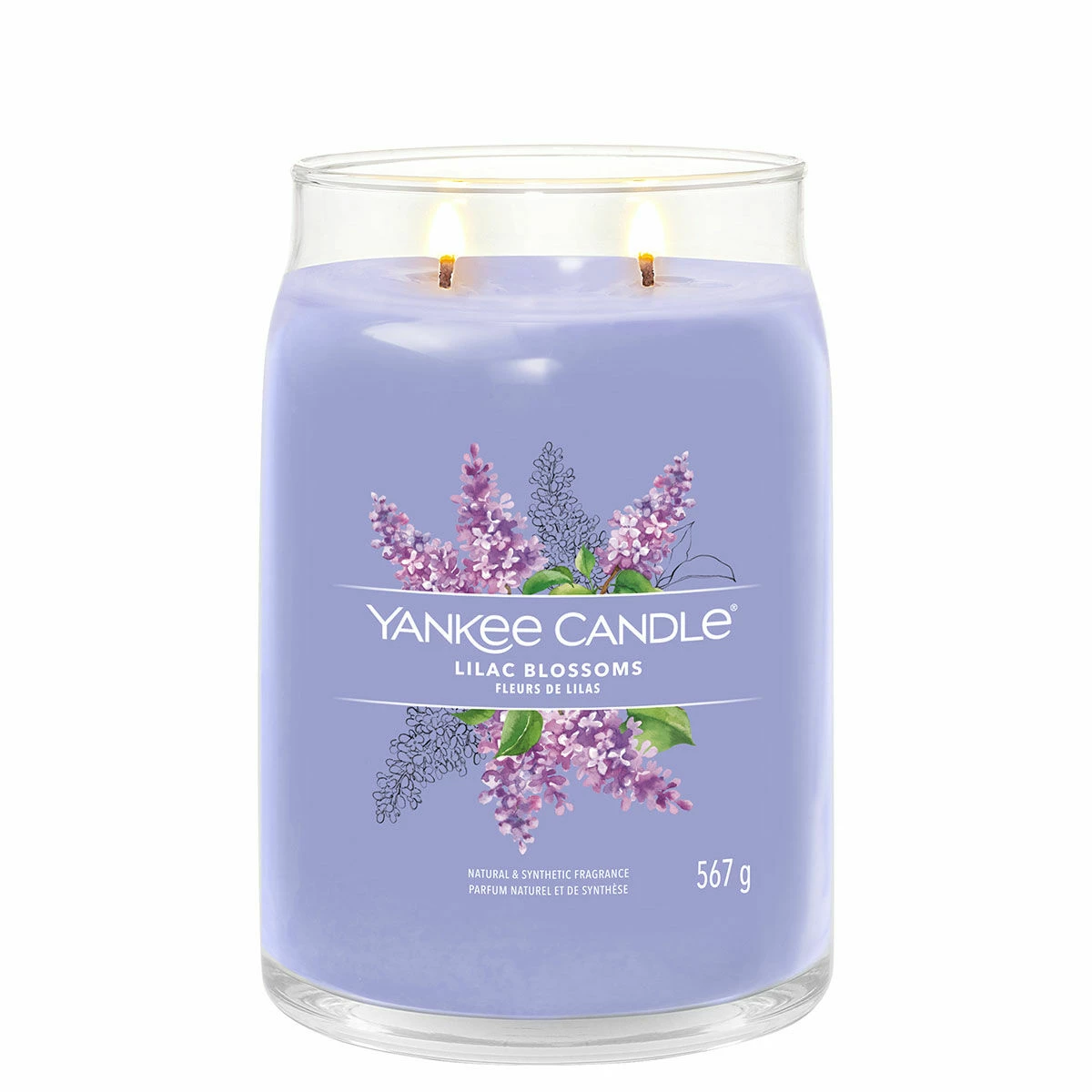 Yankee Candle Lilac Blossoms Signature Large Jar Candle 2 Yankee Candle Lilac Blossoms Signature Large Jar Candle - Image 2