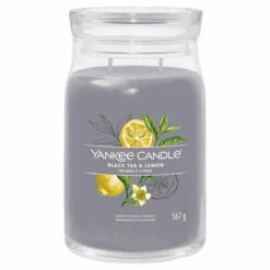 Yankee Candle Black Tea & Lemon Signature Large Jar Candle