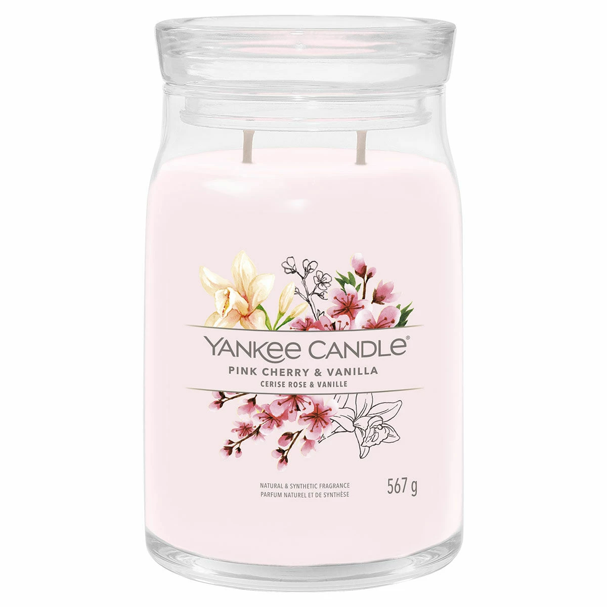 Yankee Candle Pink Cherry & Vanilla Signature Large Jar Candle 1 Yankee Candle Pink Cherry & Vanilla Signature Large Jar Candle