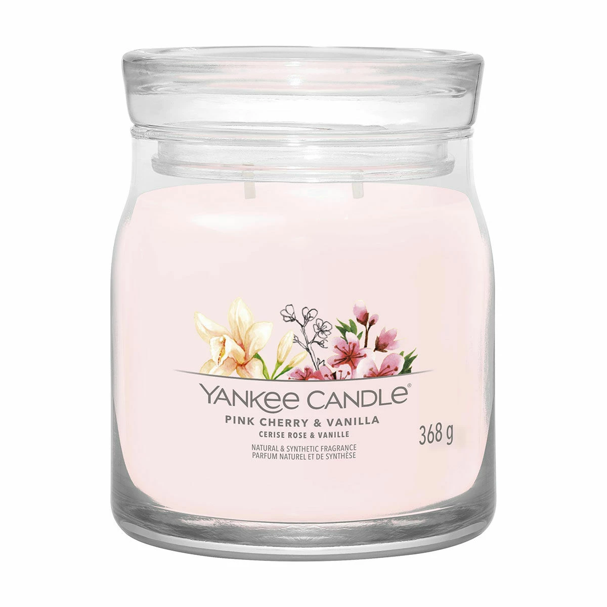 Yankee Candle Pink Cherry & Vanilla Signature Medium Jar Candle 1 Yankee Candle Pink Cherry & Vanilla Signature Medium Jar Candle