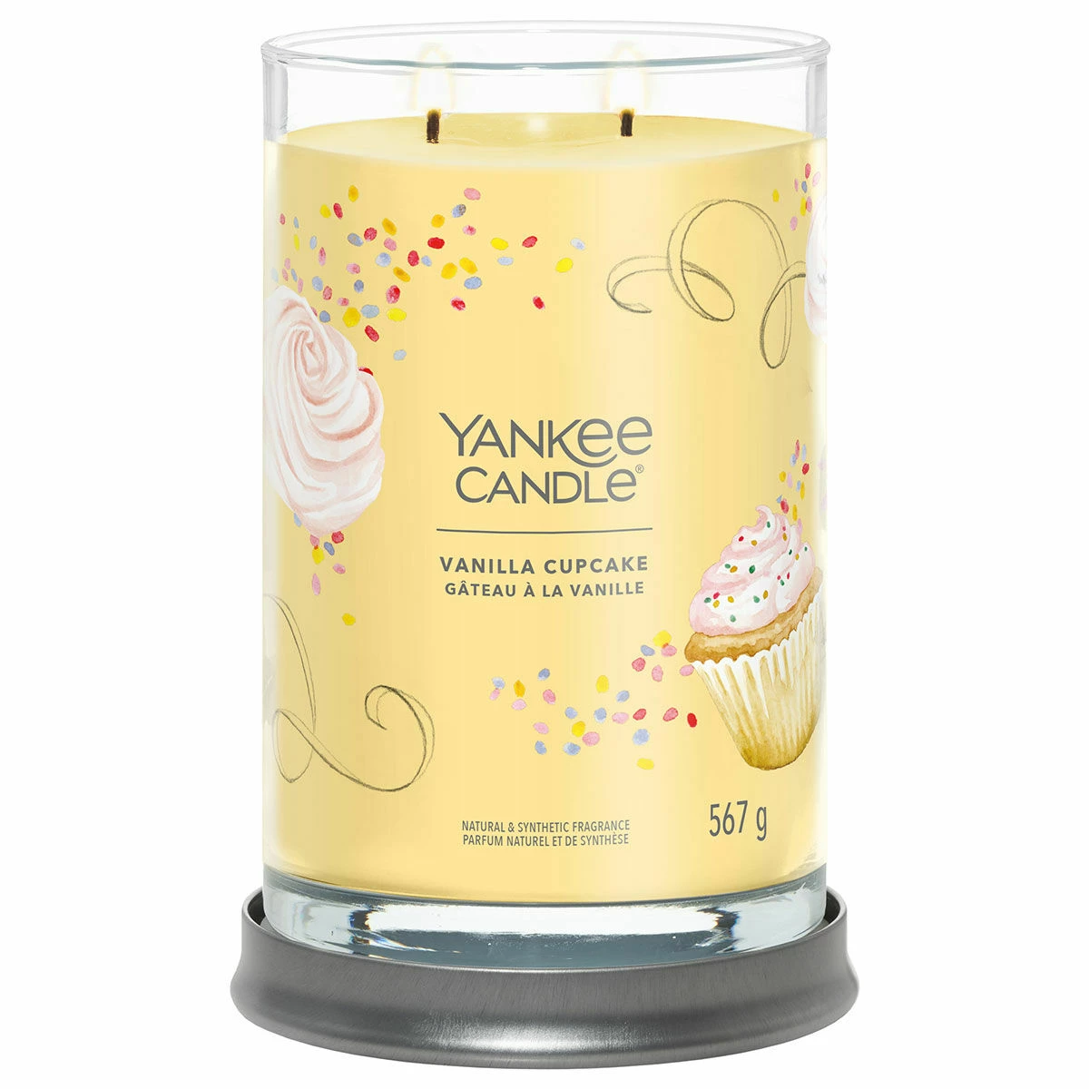 Yankee Candle Vanilla Cupcake Signature Large Tumbler Candle 2 Yankee Candle Vanilla Cupcake Signature Large Tumbler Candle - Image 2