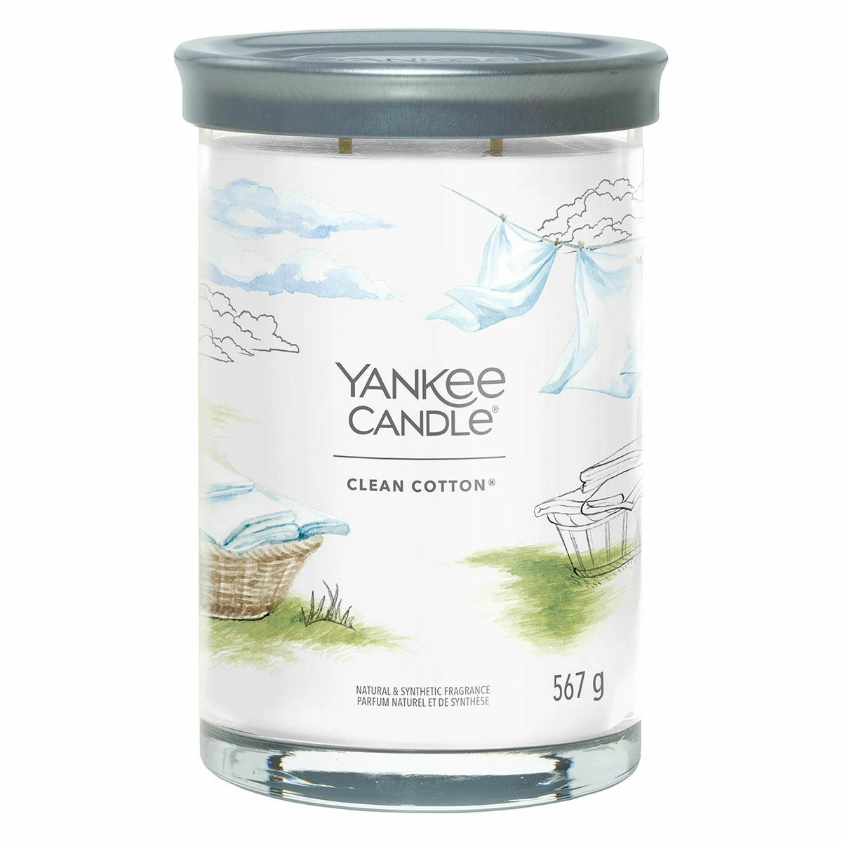 Yankee Candle Clean Cotton Signature Large Tumbler Candle 1 Yankee Candle Clean Cotton Signature Large Tumbler Candle