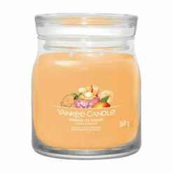 Yankee Candle Mango Ice Cream Signature Medium Jar Candle