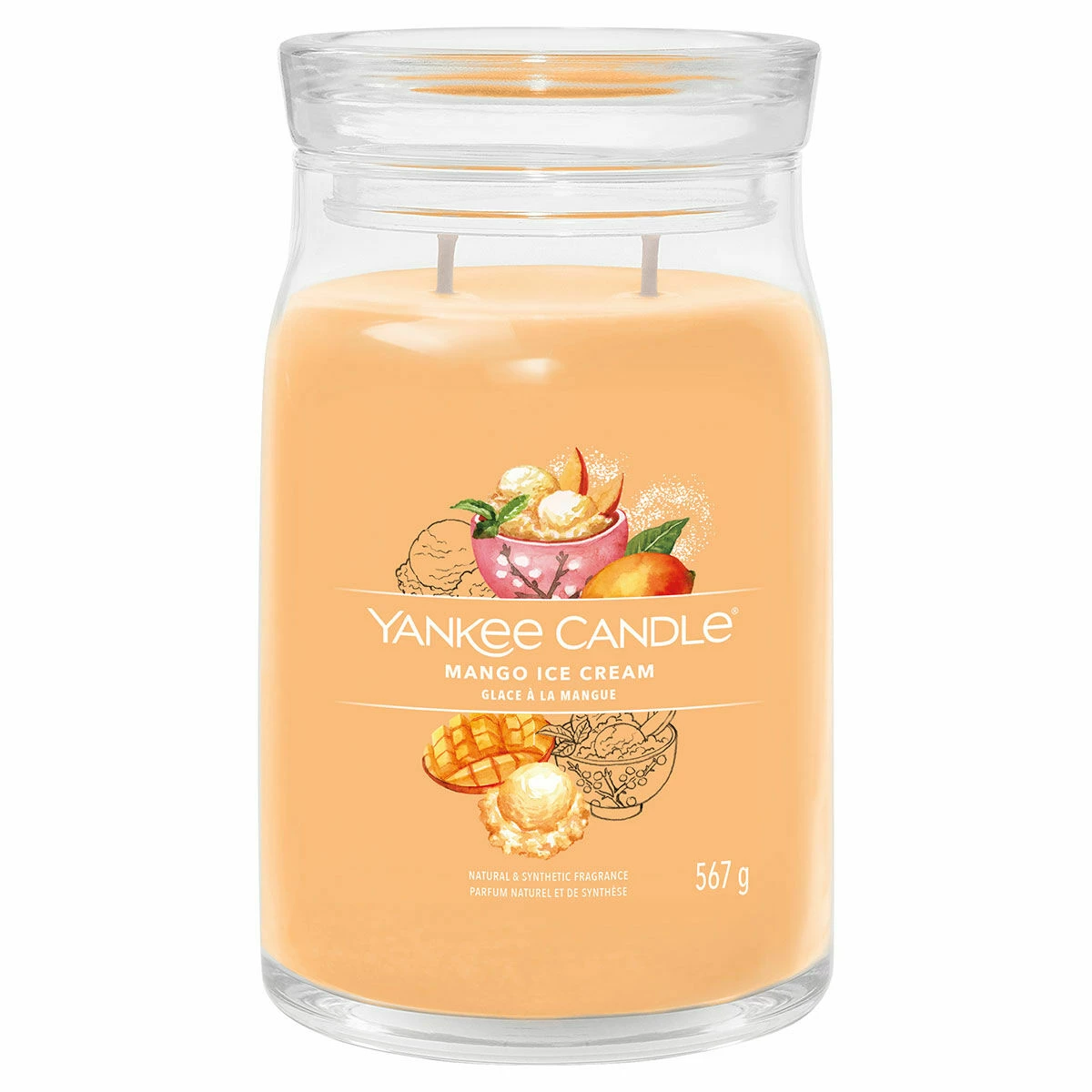 Yankee Candle Mango Ice Cream Signature Large Jar Candle 1 Yankee Candle Mango Ice Cream Signature Large Jar Candle