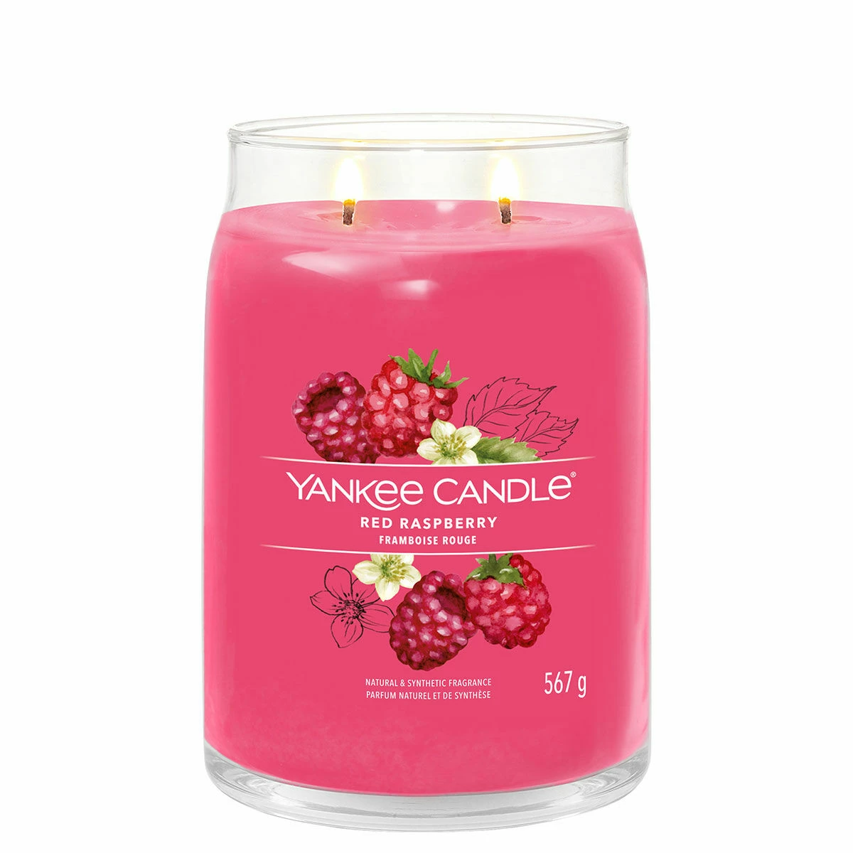 Yankee Candle Red Raspberry Signature Large Jar Candle 2 Yankee Candle Red Raspberry Signature Large Jar Candle - Image 2