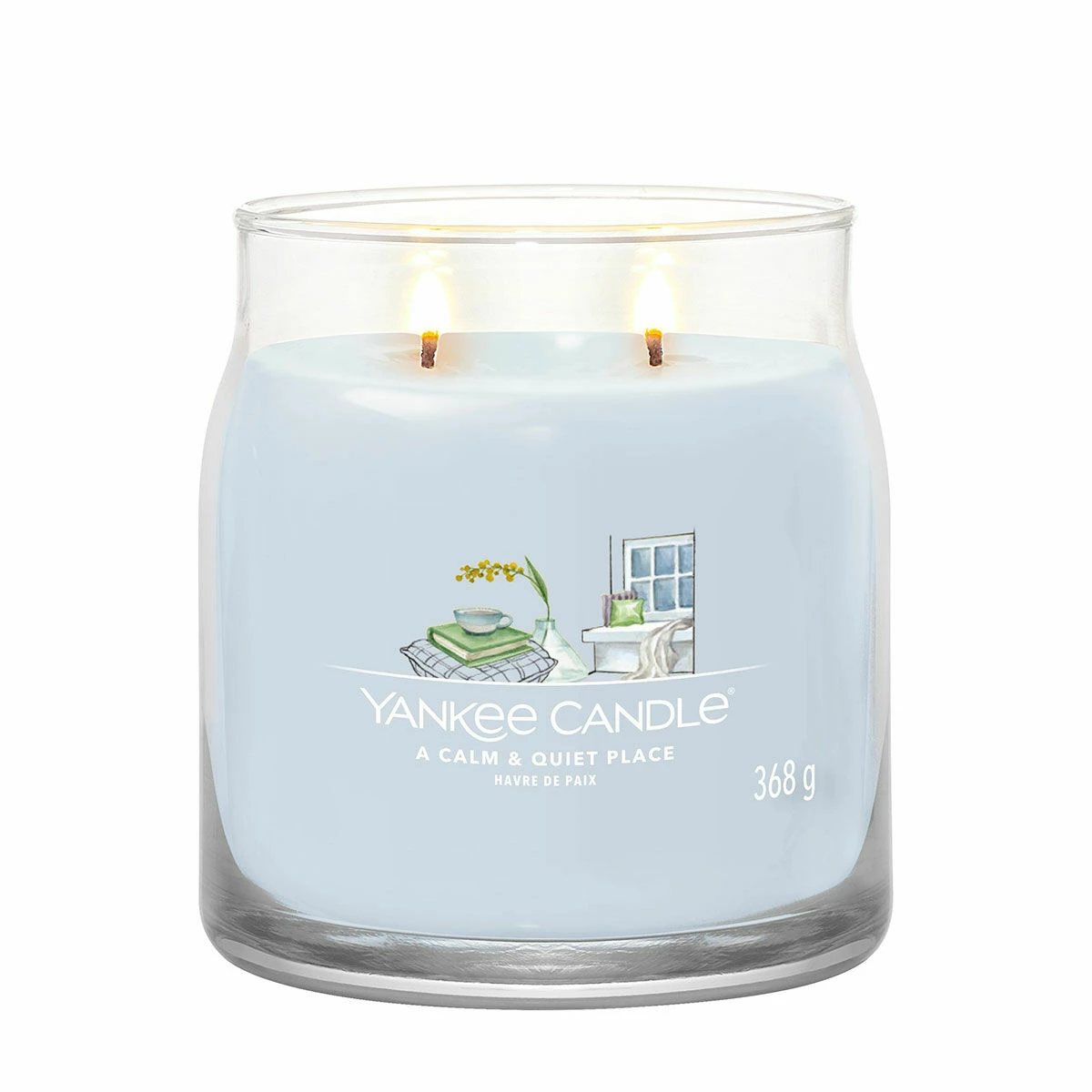 Yankee Candle A Calm & Quiet Place Signature Medium Jar Candle 2 Yankee Candle A Calm & Quiet Place Signature Medium Jar Candle - Image 2