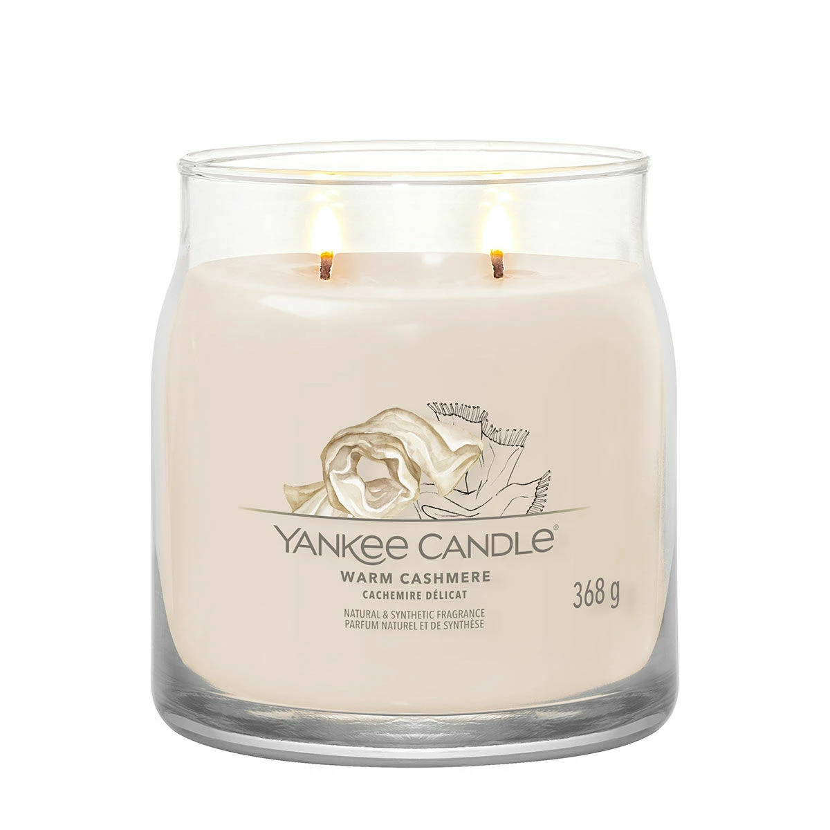 Yankee Candle Warm Cashmere Signature Medium Jar Candle 2 Yankee Candle Warm Cashmere Signature Medium Jar Candle - Image 2
