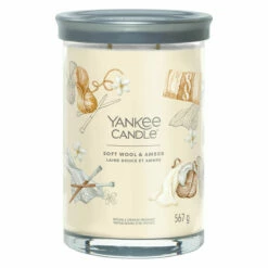 Yankee Candle Soft Wool & Amber Signature Large Tumbler Candle