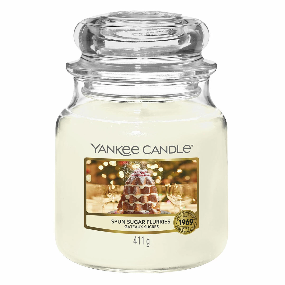 Yankee Candle Spun Sugar Flurries Medium Jar Candle 1 Yankee Candle Spun Sugar Flurries Medium Jar Candle