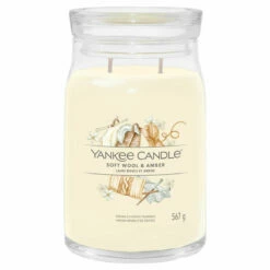 Yankee Candle Soft Wool & Amber Signature Large Jar Candle