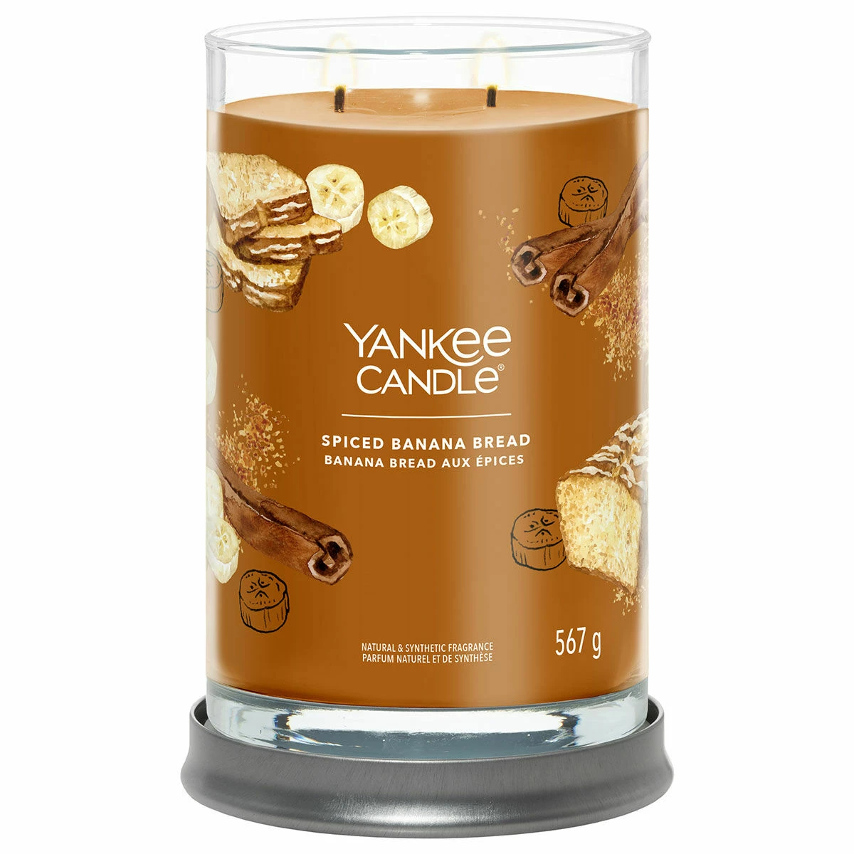 Yankee Candle Spiced Banana Bread Signature Large Tumbler Candle 2 Yankee Candle Spiced Banana Bread Signature Large Tumbler Candle - Image 2
