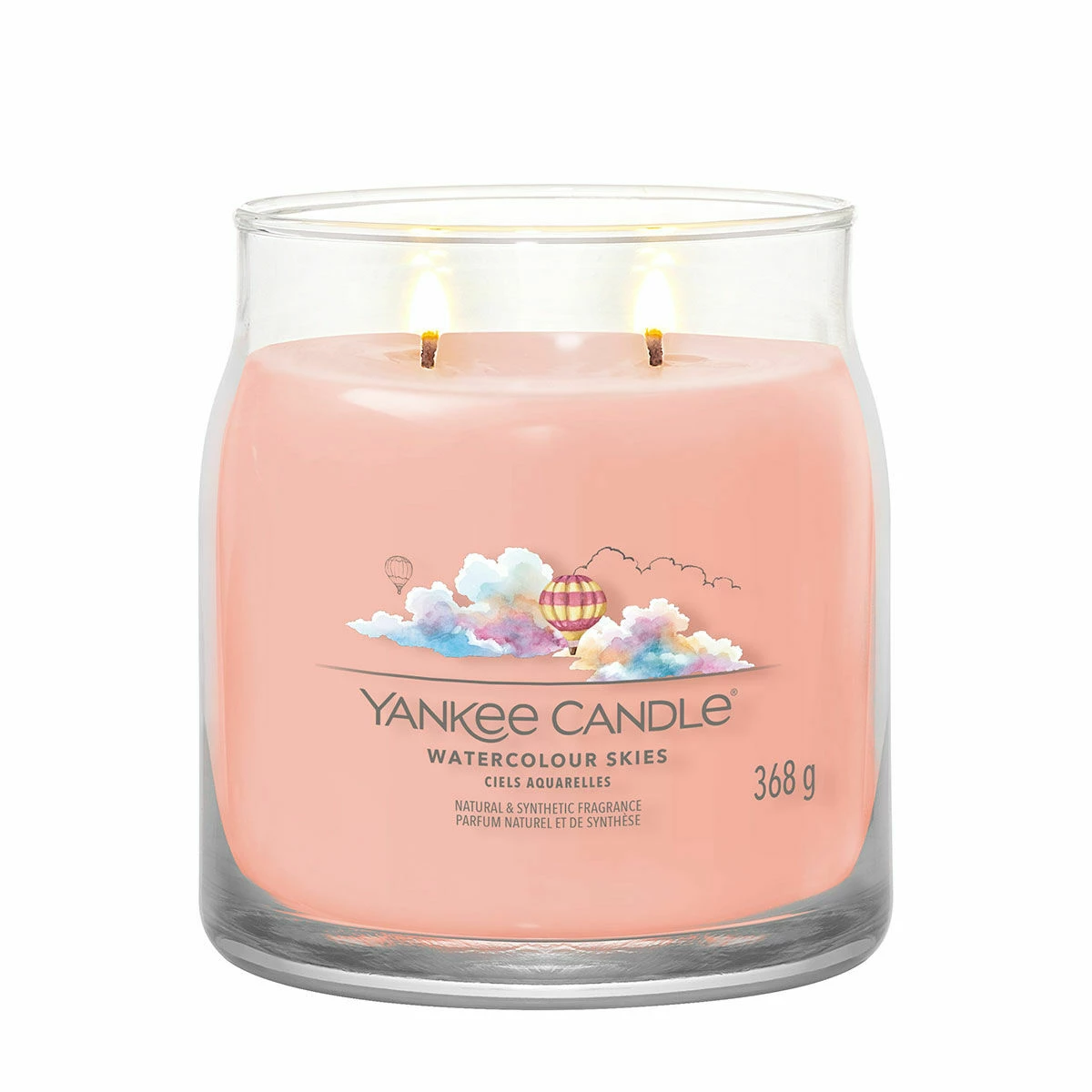 Yankee Candle Watercolour Skies Signature Medium Jar Candle 2 Yankee Candle Watercolour Skies Signature Medium Jar Candle - Image 2