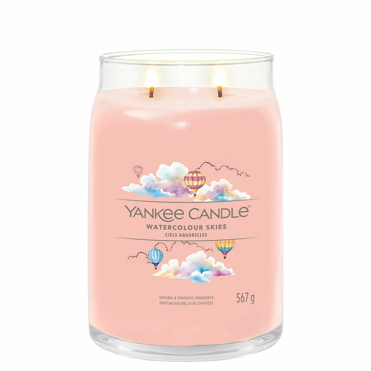 Yankee Candle Watercolour Skies Signature Large Jar Candle 2 Yankee Candle Watercolour Skies Signature Large Jar Candle - Image 2