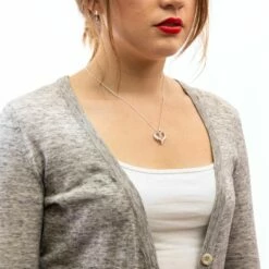 Equilibrium Silver Plated Guardian Angel Necklace With Silver Gem -gifts shop 289816 silver equilibrium silver plated guardian angel necklace with silver gem 3 copy