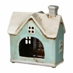 Shudehill Village Pottery Traditional Turquoise House Tealight Holder 8 Shudehill Village Pottery Traditional Turquoise House Tealight Holder -gifts shop 291343 shudehill village pottery traditional turquoise house tealight holder 3