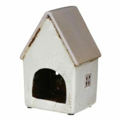 Shudehill Village Pottery Cream House Tealight Holder -gifts shop 320004 shudehill village pottery cream house tealight holder 3
