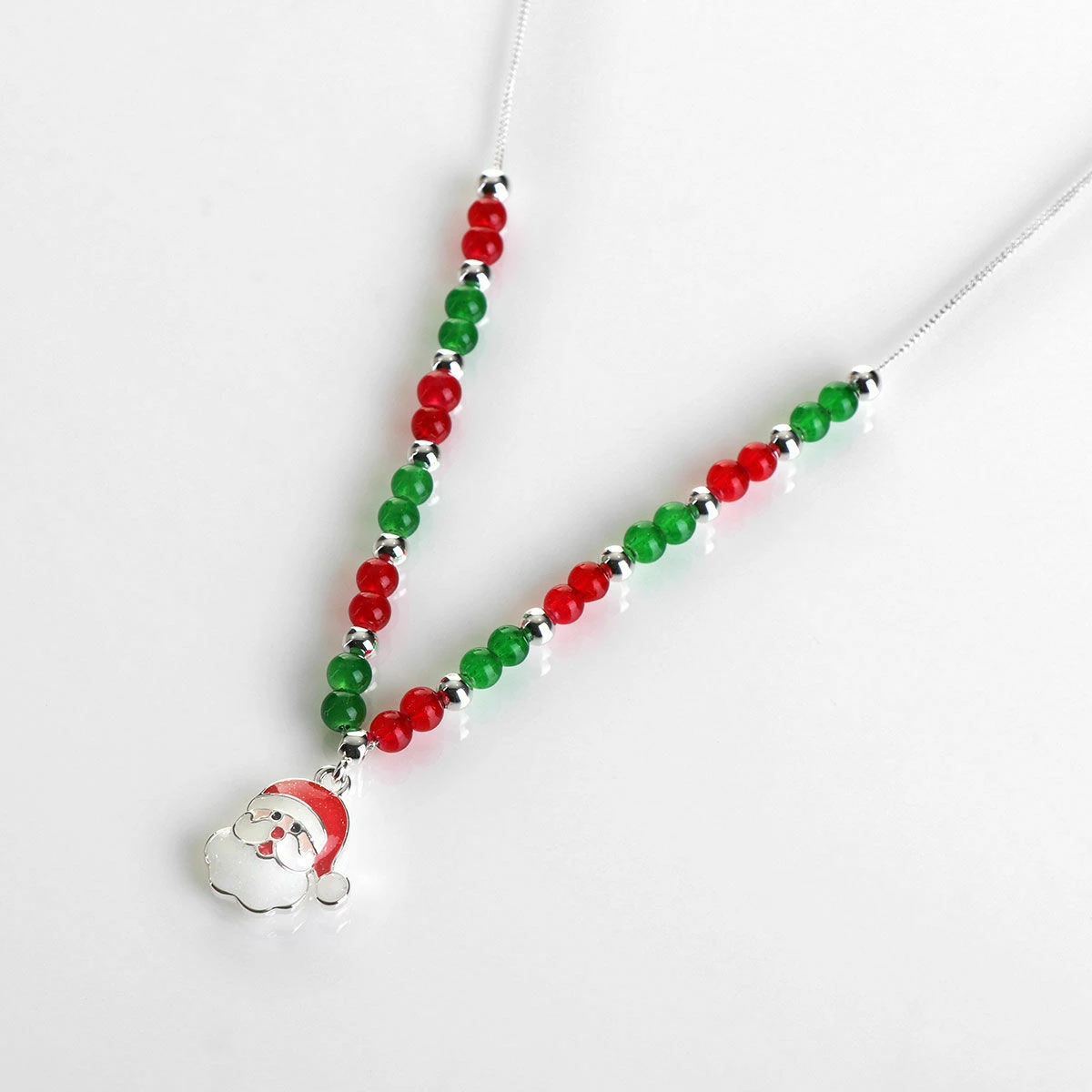 Equilibrium Girls Silver Plated Santa Christmas Necklace 3 Equilibrium Girls Silver Plated Santa Christmas Necklace - Image 3
