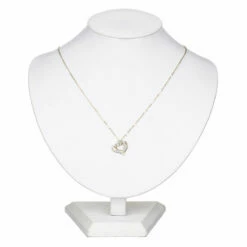 Equilibrium Gold Plated Entangled Hearts Necklace -gifts shop 329514 equilibrium gold plated entangled hearts necklace 04