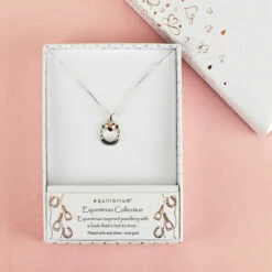 Equilibrium Two Tone Equestrian Horseshoe Heart Necklace -gifts shop 334191 equilibrium two tone equestrian horseshoe heart necklace 1