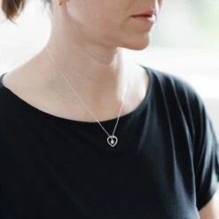 Equilibrium Two Tone Kiss Collection Eternal Heart Necklace -gifts shop 334357 equilibrium two tone kiss collection eternal heart necklace lifestyle