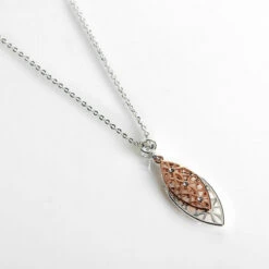 Equilibrium Two Tone Filigree Ornate Duo Necklace -gifts shop 339798 equilibrium two tone filigree ornate duo necklace 4