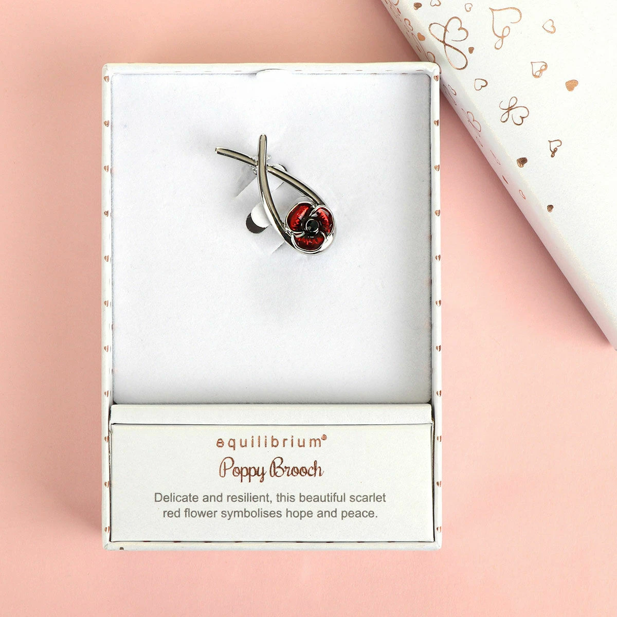 Equilibrium Kiss Poppy Brooch 2 Equilibrium Kiss Poppy Brooch - Image 2
