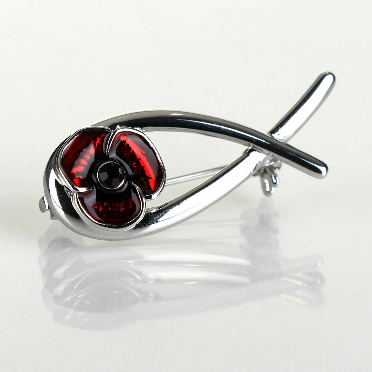 Equilibrium Kiss Poppy Brooch 1 Equilibrium Kiss Poppy Brooch