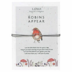 Langs ‘Robins Appear’ Bracelet & Plantable Seed Card 7 Langs ‘Robins Appear’ Bracelet & Plantable Seed Card -gifts shop 4sw200 langs robins appear bracelet and plantable seed card 2