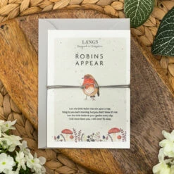 Langs ‘Robins Appear’ Bracelet & Plantable Seed Card