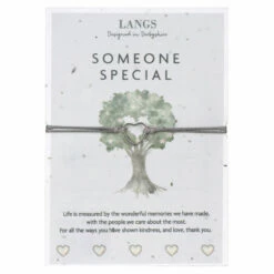 Langs ‘Someone Special’ Bracelet & Plantable Seed Card -gifts shop 4sw204 langs someone special bracelet and plantable seed card 2
