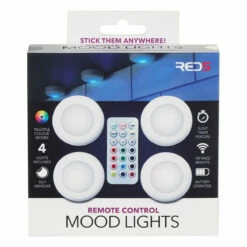 The Source Red5 Remote Control Mood Lights Set Of 4 -gifts shop 89172 the source red5 remote control mood lights 6