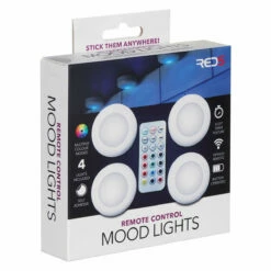 The Source Red5 Remote Control Mood Lights Set Of 4 -gifts shop 89172 the source red5 remote control mood lights 7