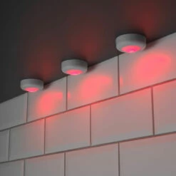 The Source Red5 Remote Control Mood Lights Set Of 4 -gifts shop 89172 the source red5 remote control mood lights 4