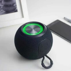 The Source Red5 Wireless Black Colour-Changing Orb Speaker -gifts shop 93440 the source red5 wireless black colour changing orb speaker 4