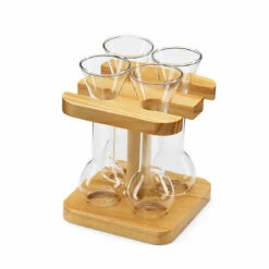 The Source Mini Yards Of Ale Glasses With Stand -gifts shop 93485 the source mini yards of ale glasses with stand 2