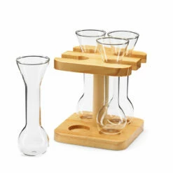The Source Mini Yards Of Ale Glasses With Stand -gifts shop 93485 the source mini yards of ale glasses with stand 3