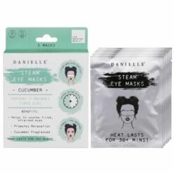 Aroma Home Cucumber Steam Eye Masks Set Of 5 -gifts shop aroma home em 19 008 cucumber steam eye mask set of 5 2