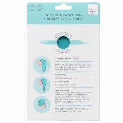 Aroma Home Argan Oil Infused Hair Turban -gifts shop aroma home sd8178a argan oil infused hair turban 2