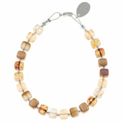 Carrie Elspeth Sandstone Cubes Bracelet