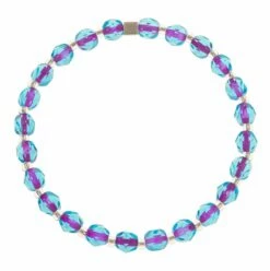 Carrie Elspeth Blue & Pink Filaments Bracelet