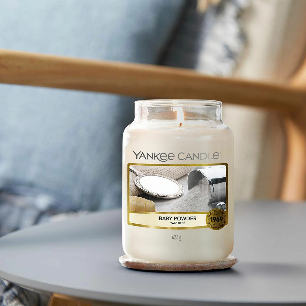 Yankee Candle Baby Powder Large Jar Candle 1 Yankee Candle Baby Powder Large Jar Candle