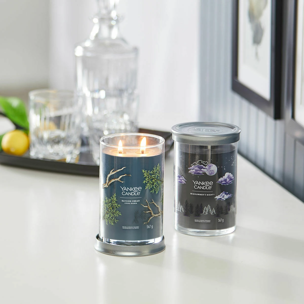 Yankee Candle Midsummers Night Signature Large Tumbler Candle 5 Yankee Candle Midsummers Night Signature Large Tumbler Candle - Image 5