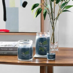 Yankee Candle Bayside Cedar Signature Medium Jar Candle 9 Yankee Candle Bayside Cedar Signature Medium Jar Candle -gifts shop bayside cedar signature collection lifestyle 1 1