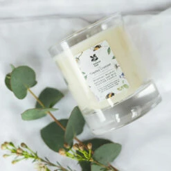 Toasted Crumpet ‘Wildflower Meadows’ Glass Jar Candle -gifts shop bc19nt toasted crumpet wildflower meadows glass jar candle 2