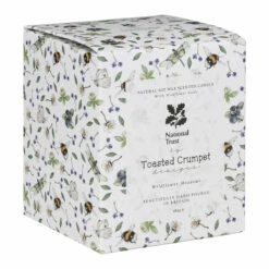 Toasted Crumpet ‘Wildflower Meadows’ Glass Jar Candle -gifts shop bc19nt toasted crumpet wildflower meadows glass jar candle 3 1