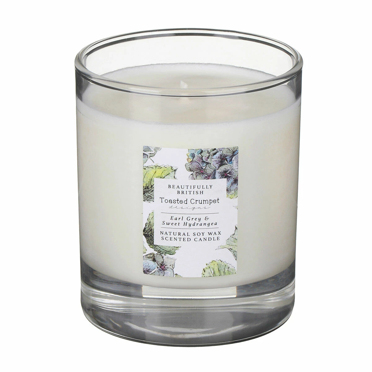 Toasted Crumpet ‘Earl Grey & Sweet Hydrangea’ Glass Jar Candle 4 Toasted Crumpet ‘Earl Grey & Sweet Hydrangea’ Glass Jar Candle - Image 4