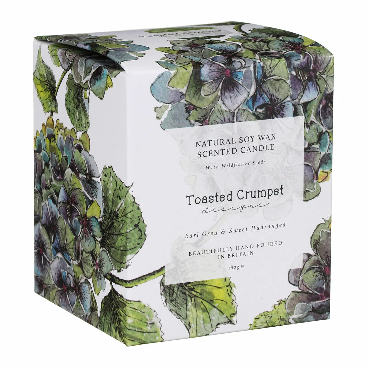 Toasted Crumpet ‘Earl Grey & Sweet Hydrangea’ Glass Jar Candle 5 Toasted Crumpet ‘Earl Grey & Sweet Hydrangea’ Glass Jar Candle - Image 5