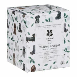 Toasted Crumpet ‘Lavender & Verbena’ Glass Jar Candle -gifts shop bc46nt toasted crumpet lavender verbena glass jar candle 3 1